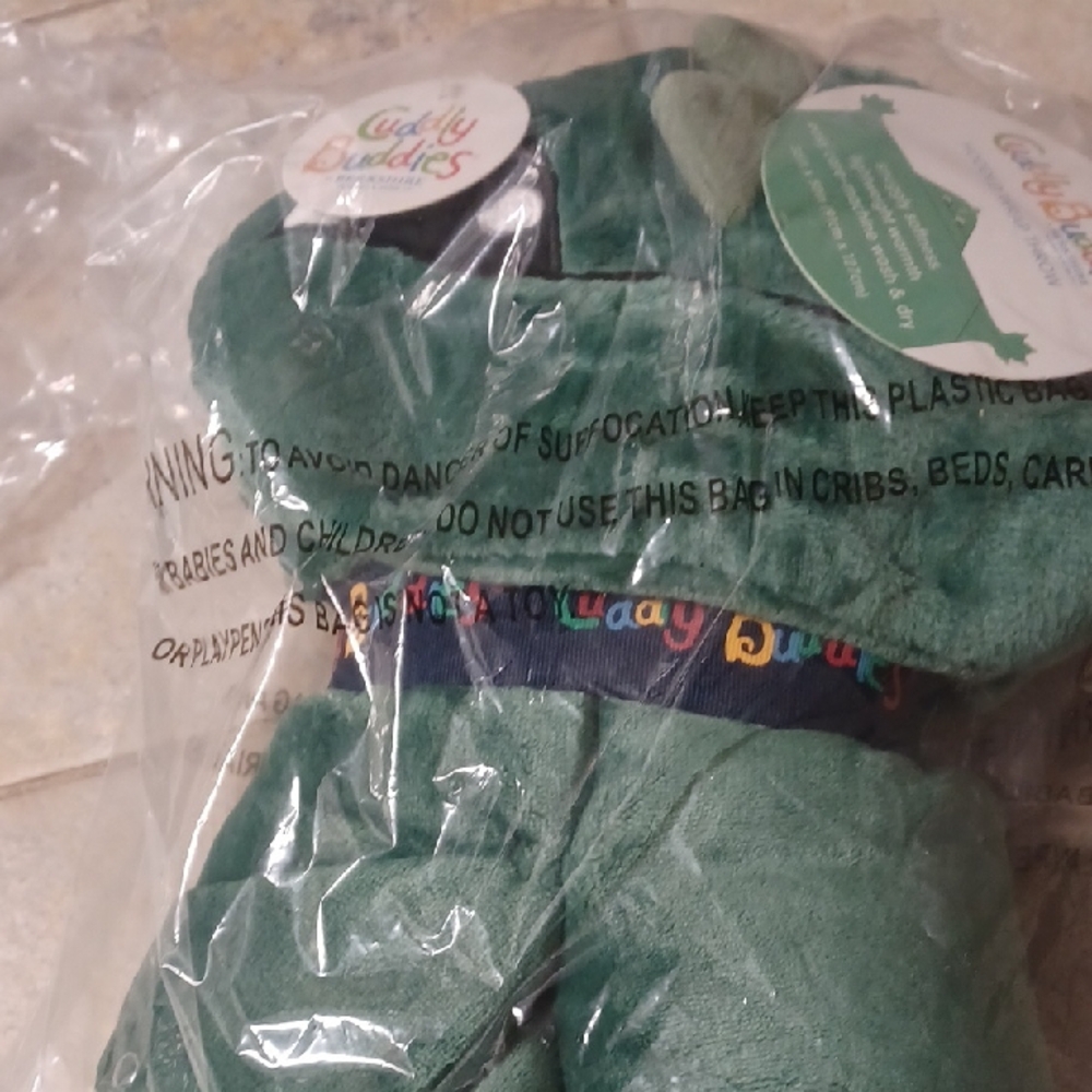 Green Plush Frog Stuffed Animal